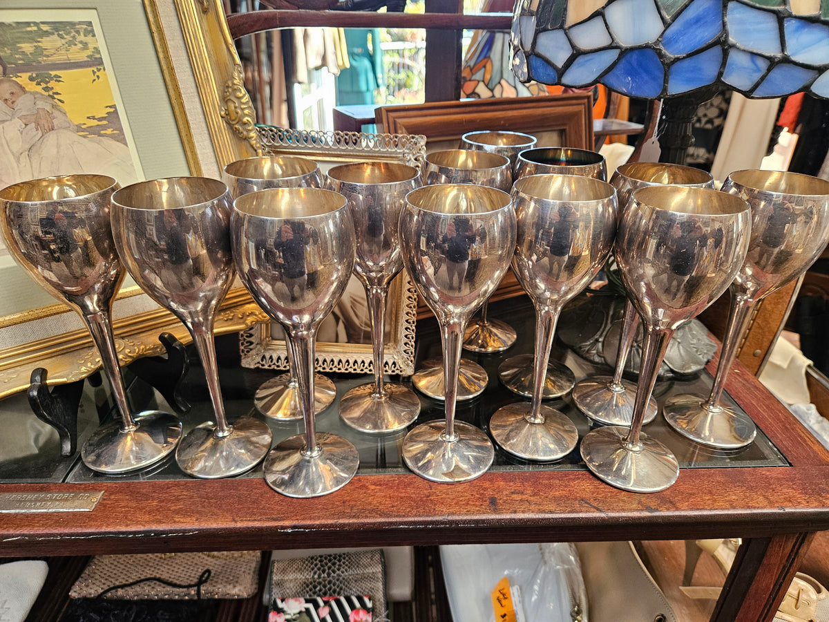 Vintage Kirk Steef Silverplated Goblet - Made in Spain - 8 Inch