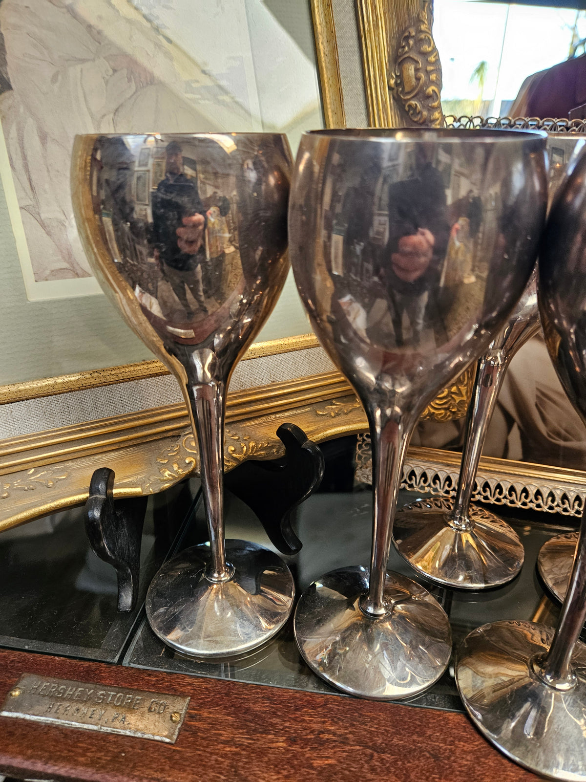 Vintage Kirk Steef Silverplated Goblet - Made in Spain - 8 Inch