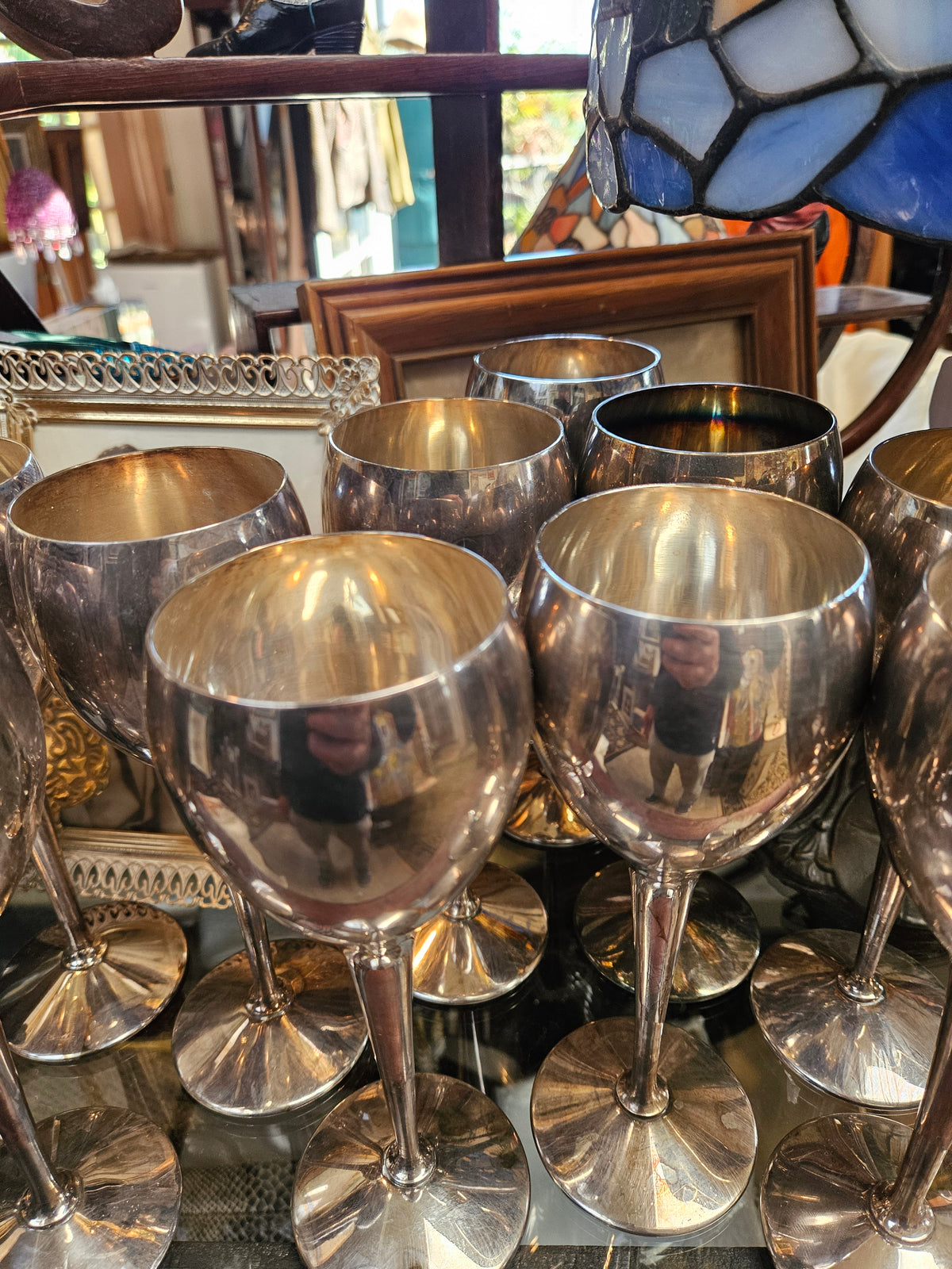 Vintage Kirk Steef Silverplated Goblet - Made in Spain - 8 Inch