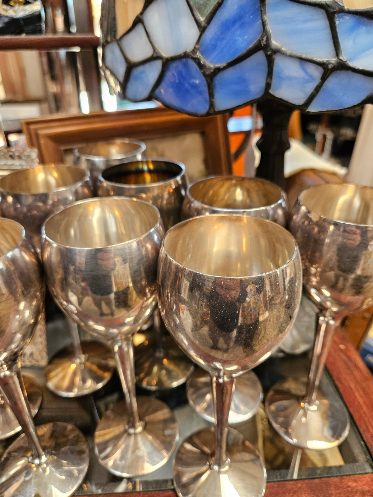 Vintage Kirk Steef Silverplated Goblet - Made in Spain - 8 Inch