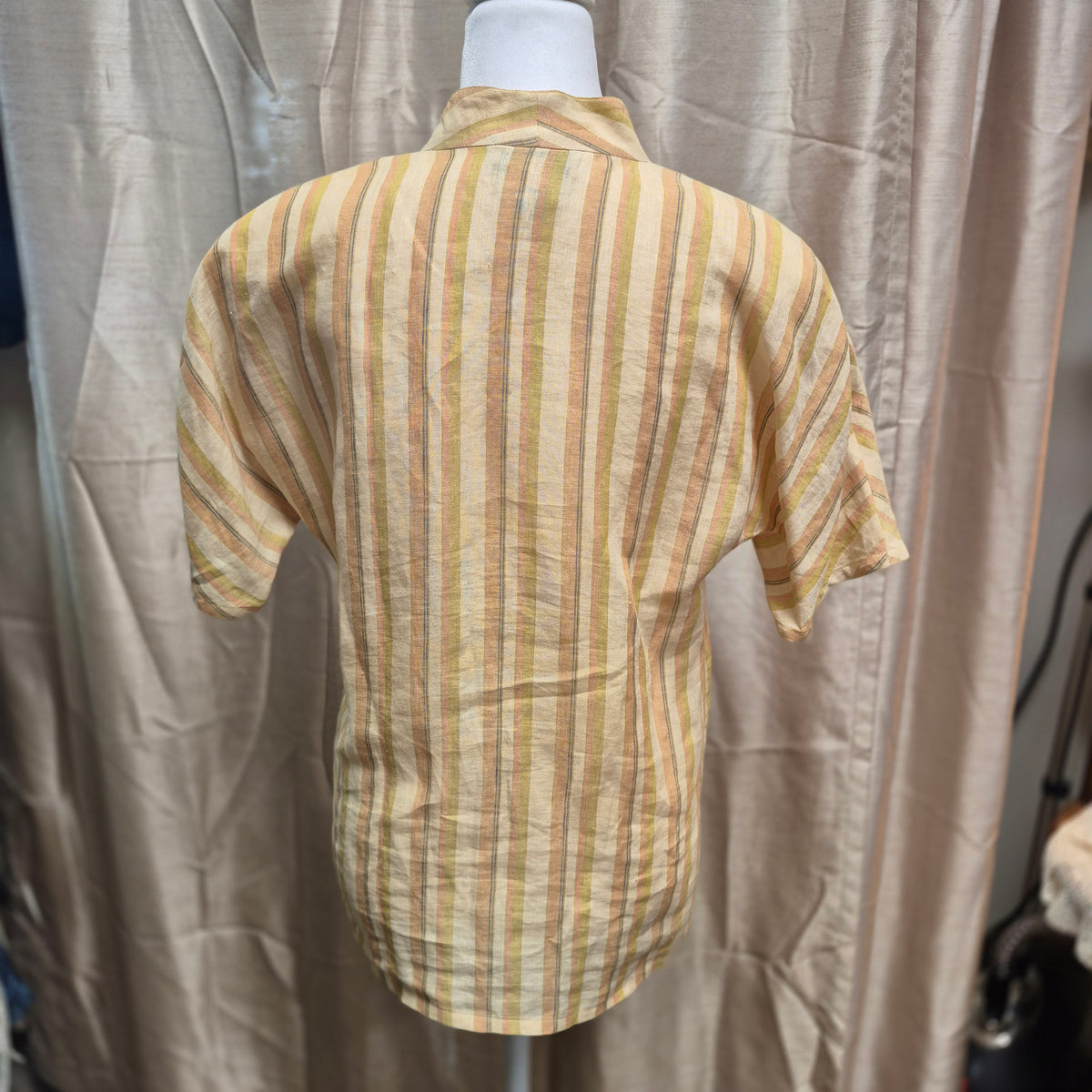 1970s Gucci 100% Linen Blouse Size 38