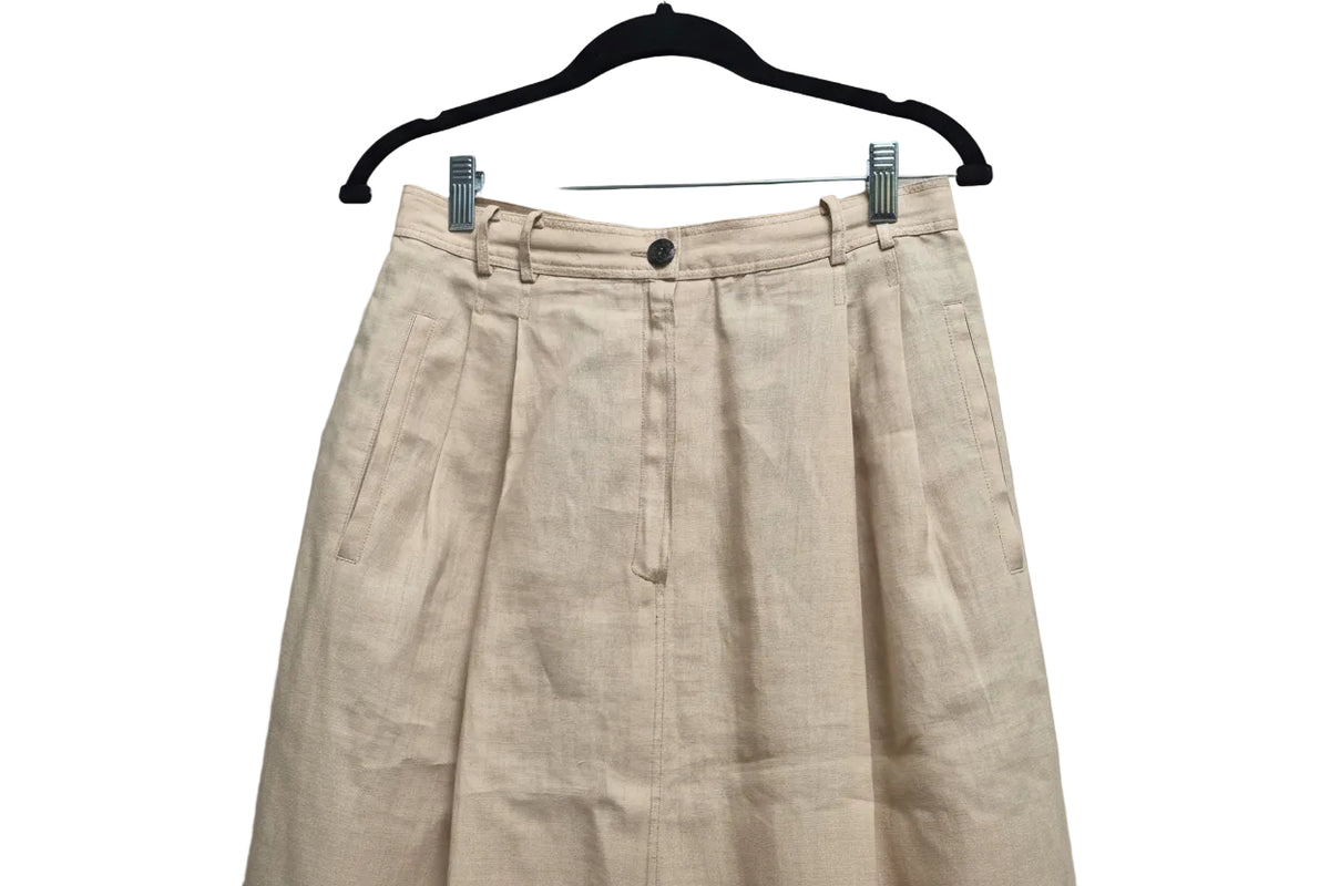 1970s Gucci Vintage 100% Linen Skirt