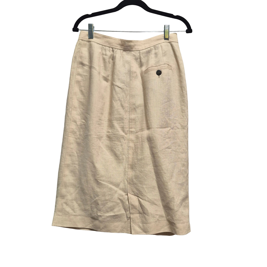 1970s Gucci Vintage 100% Linen Skirt