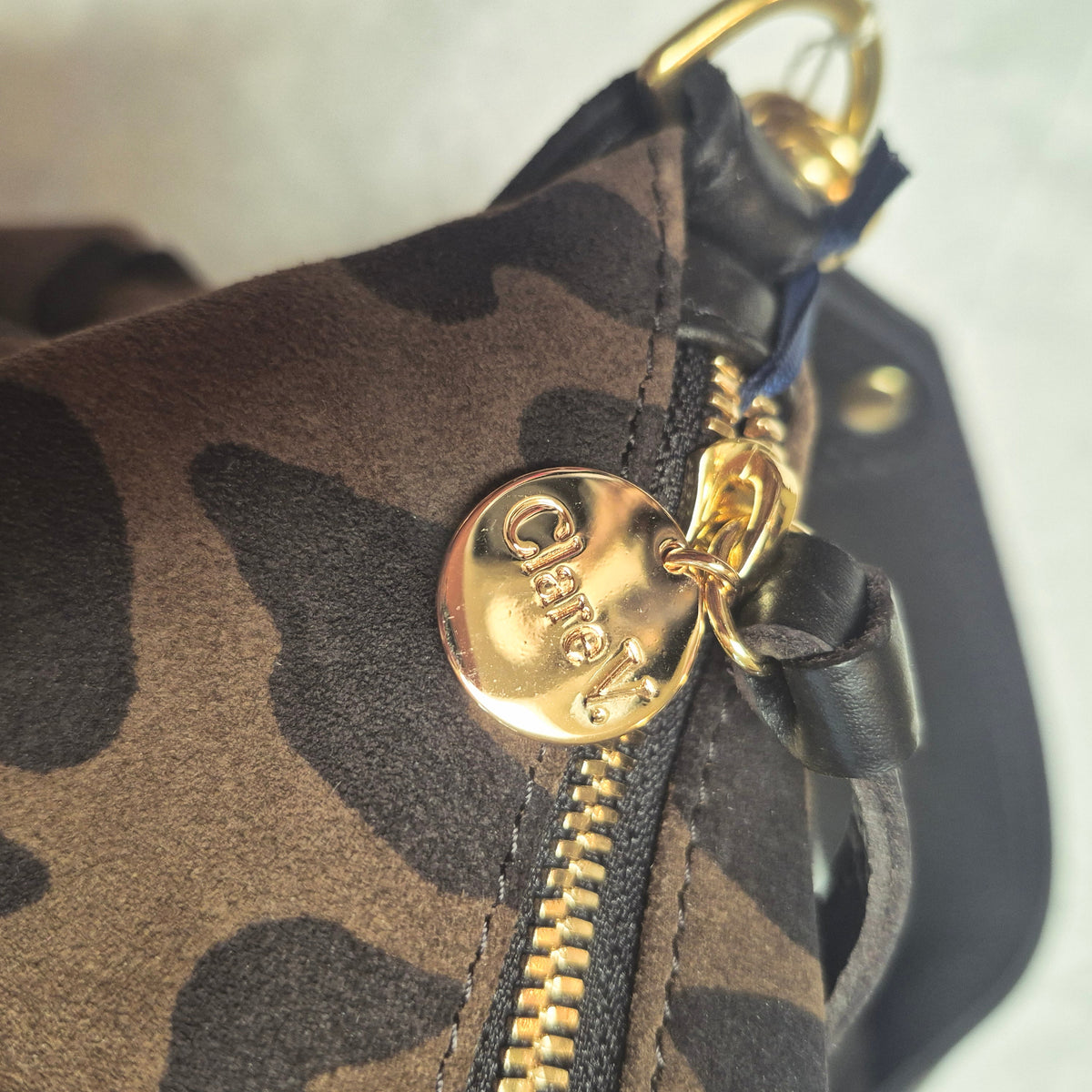 Clare V. Leopard Print Shoulder Bag | New With Tags