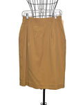 1980s Liz Claiborne Knee-Length Mini Skirt with Pockets