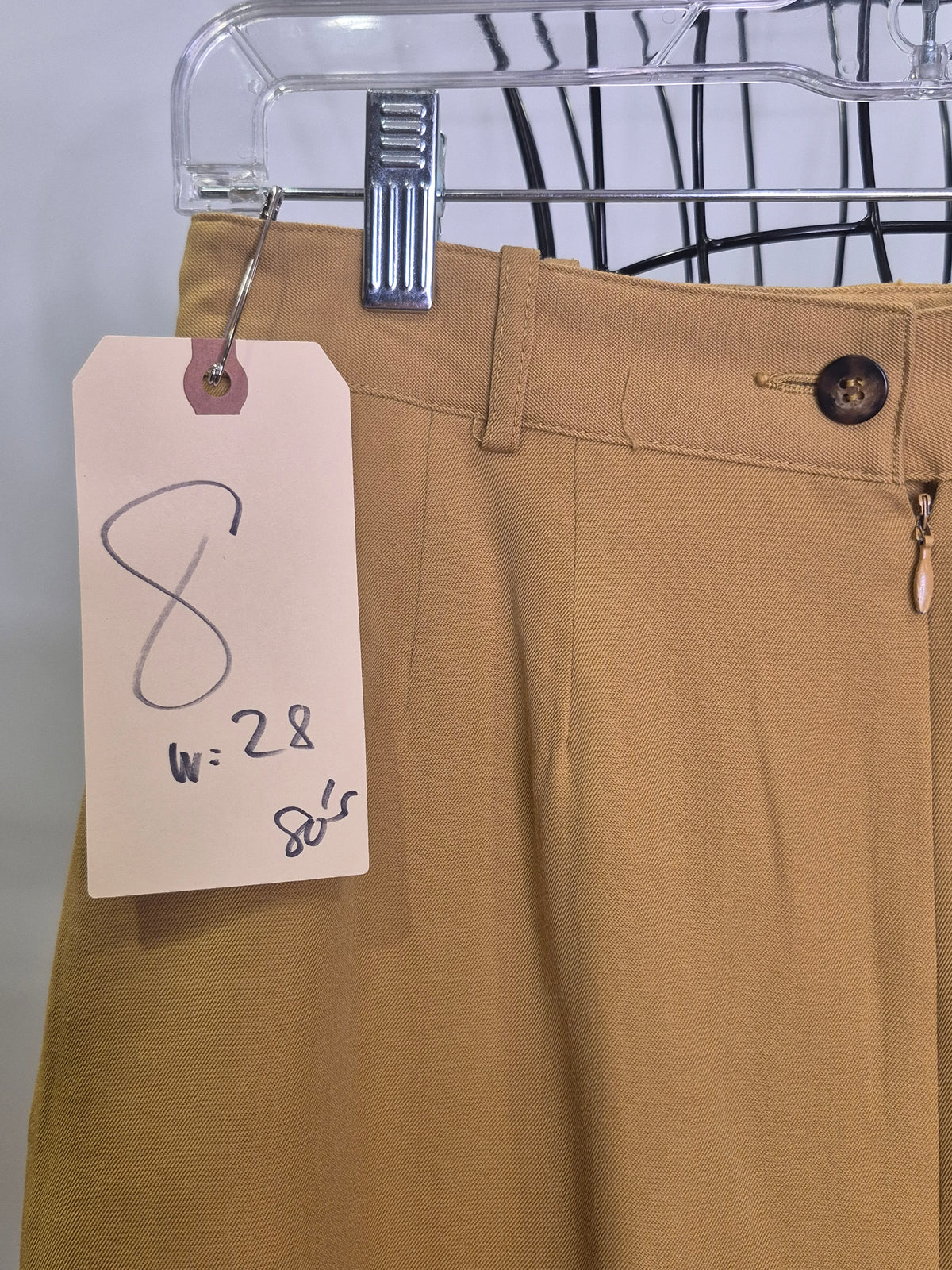 1980s Liz Claiborne Knee-Length Mini Skirt with Pockets