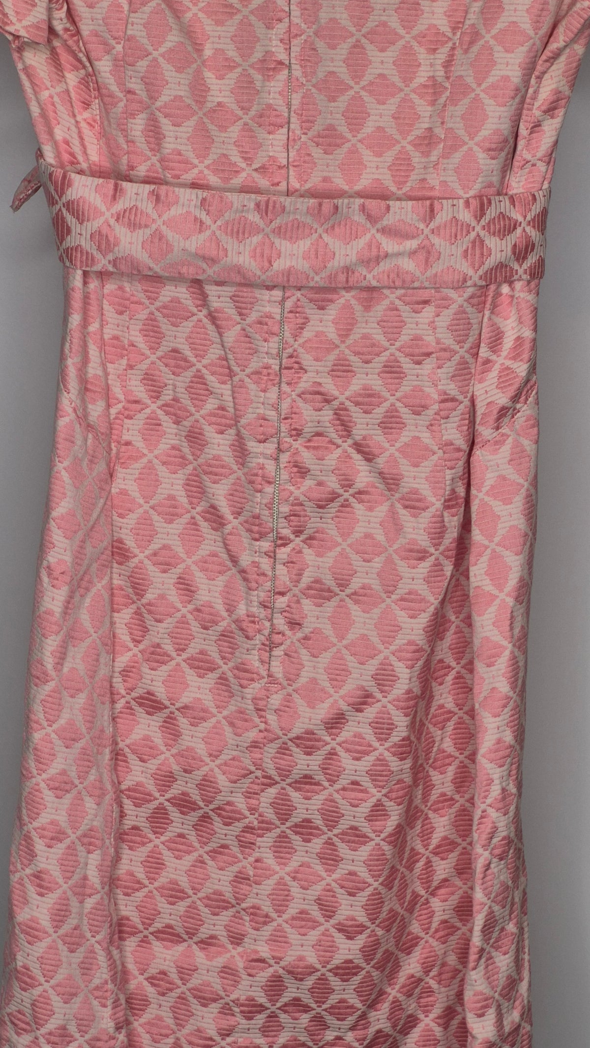 1960s Handmade Pink Jacquard possible Pat Premo Shift Dress