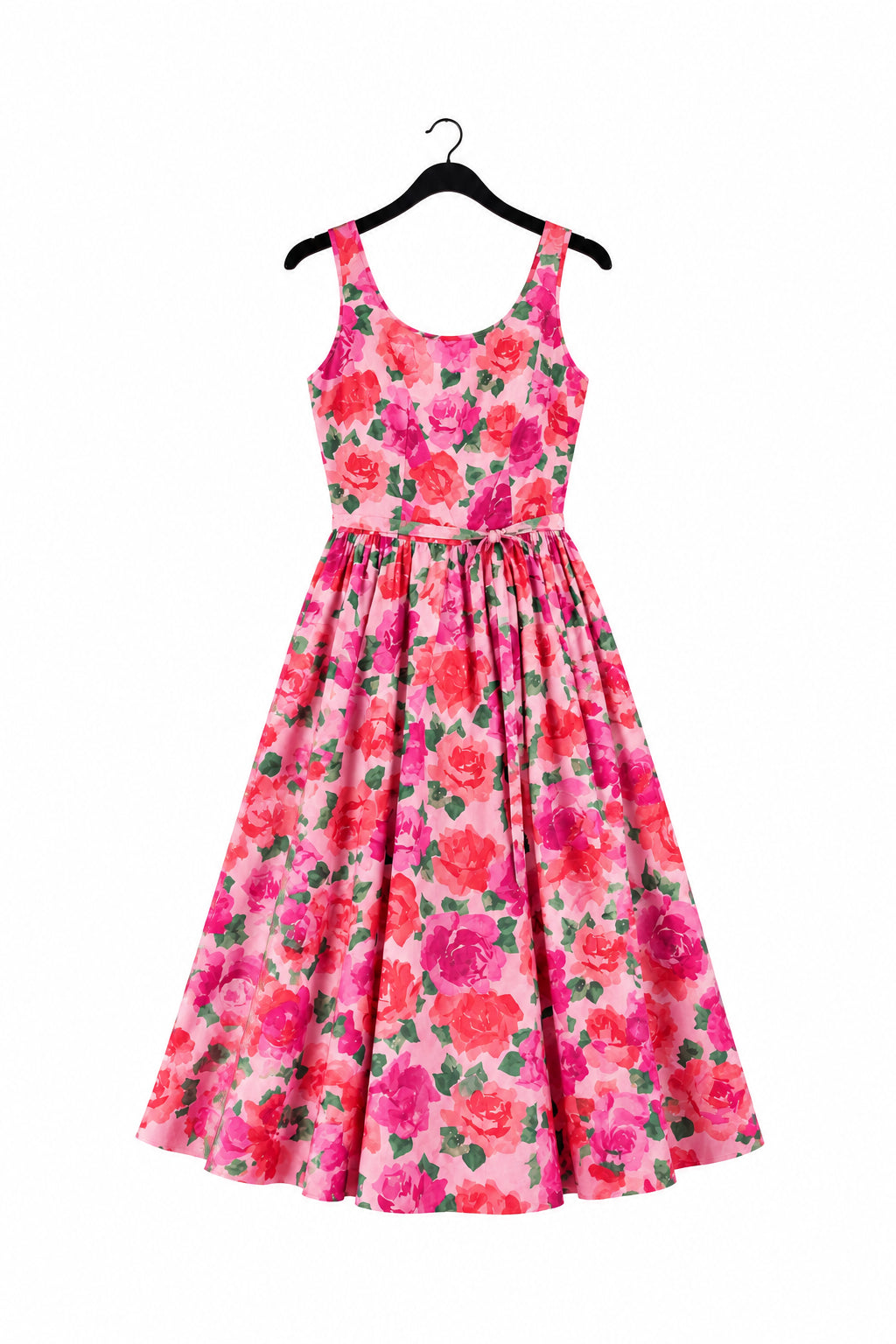 1950s Jerry Gilden Spectator Floral Cocktail Dress — Vintage Size 12 — NWT — Unworn