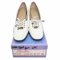 Socialites 1960s White Patent Leather Heels | Size 6½ | Made in USA