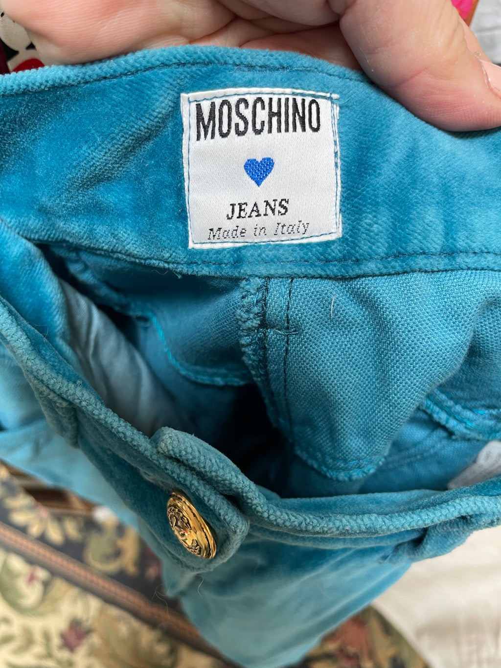 1990s Moschino Jeans Mini Skirt W26 Rare Find Y2K