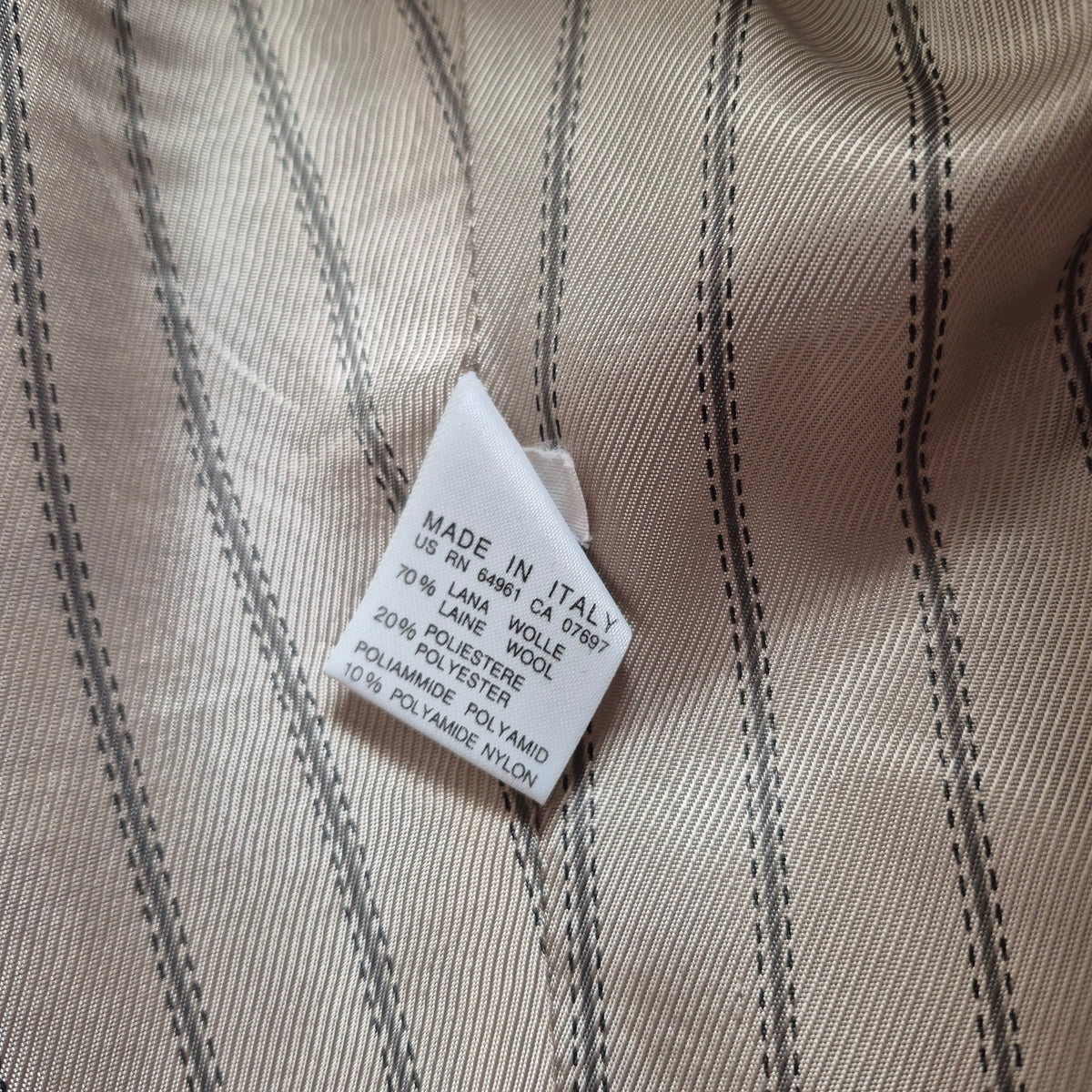 1980s Mens United Colors of Benetton wool Plaid blazer late Size 44 XL