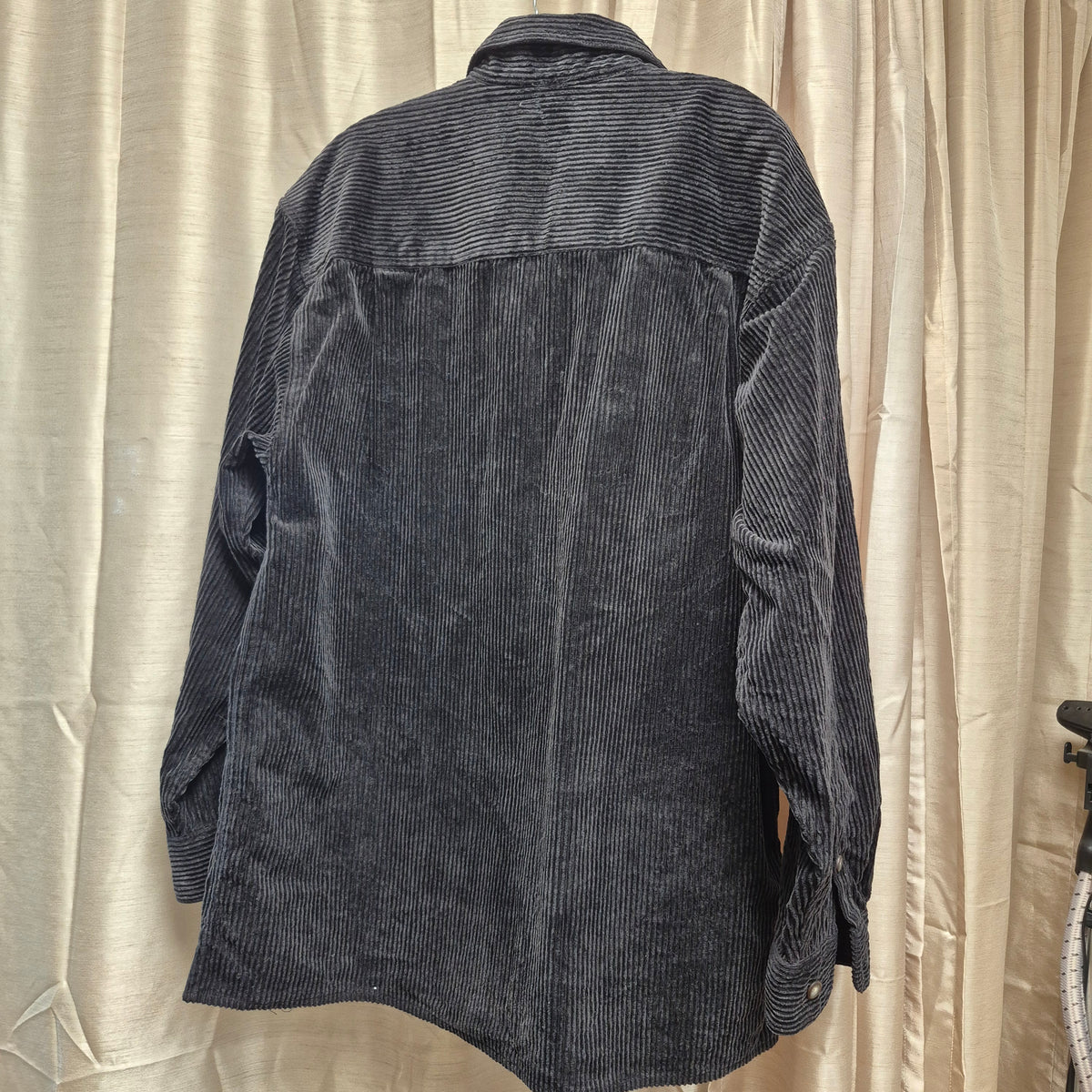High Sierra Corduroy Flannel - Black - Men's Big & Tall Medium vintage