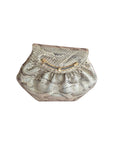 1980s Finesse La Model Evening Bag Gold Snakeskin Design